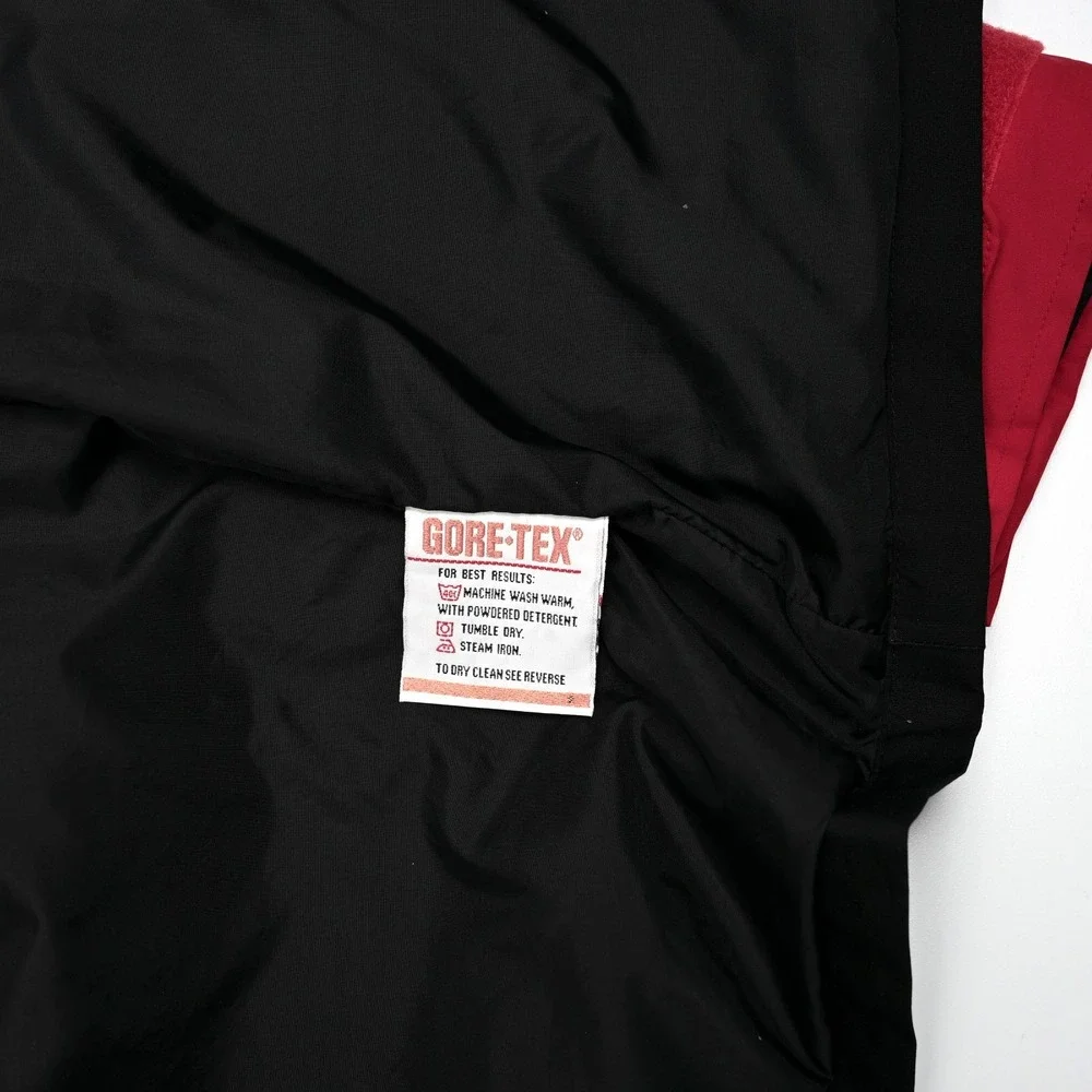 Vintage‎ J Crew Mens Full Zip Gore-Tex Vented Rain Jacket Windbreaker Large Tall